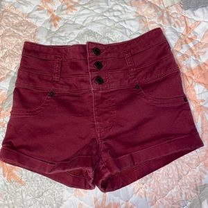 High waisted shorts